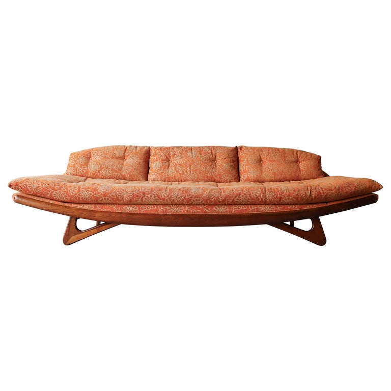 Midcentury Gondola Sofa By Adrian Pearsall For At 1stdibs Midcentury Gondola Sofa By Adrian, Adrian Pearsall Long Gondola Sofa