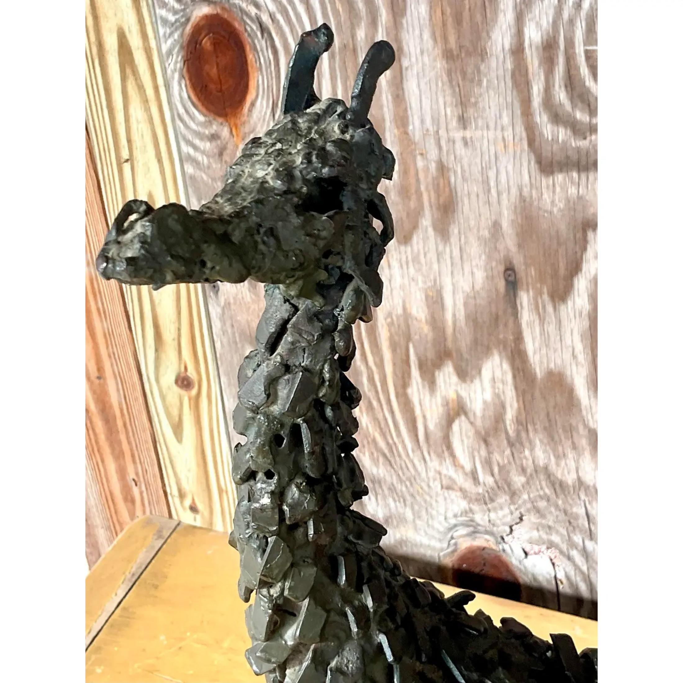 Midcentury Gould Collection Llama Sculpture For Sale 1