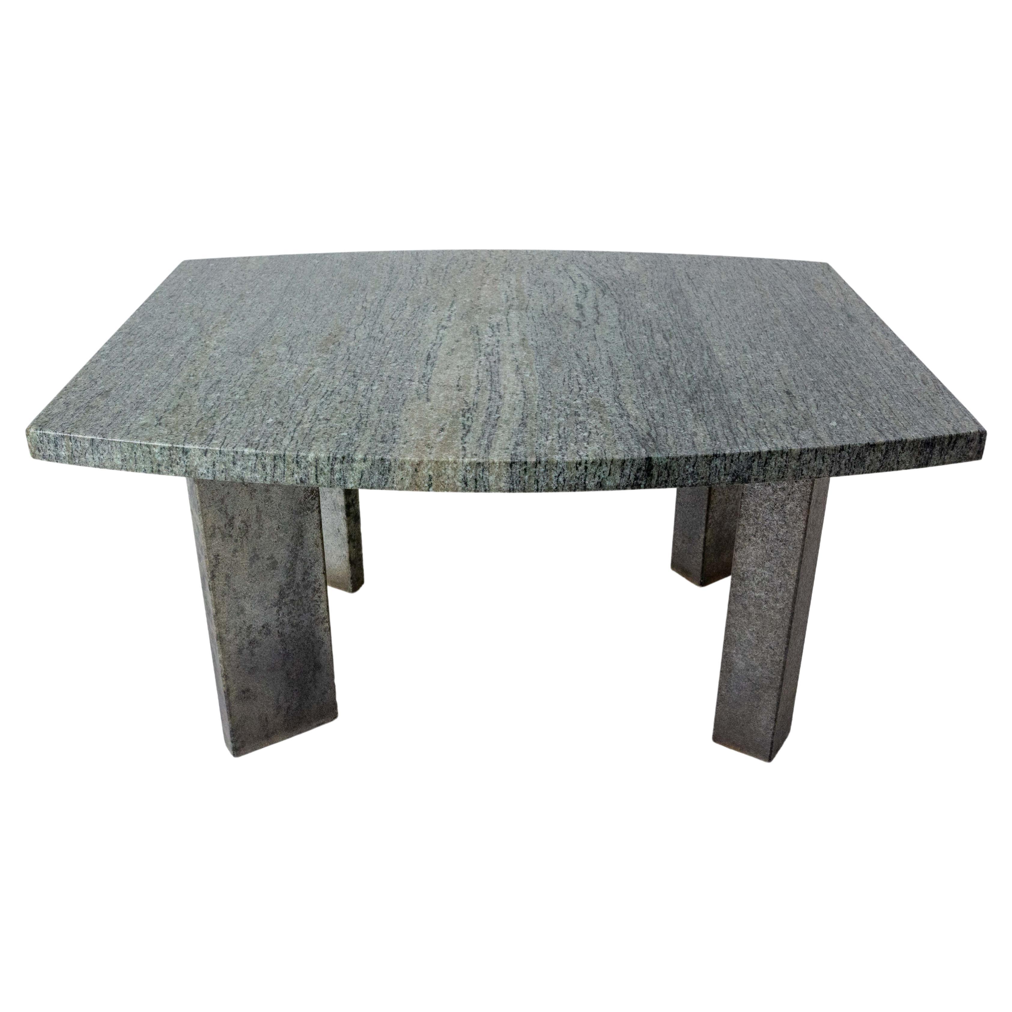 Midcentury Granite Coffee Table, circa 1970 For Sale