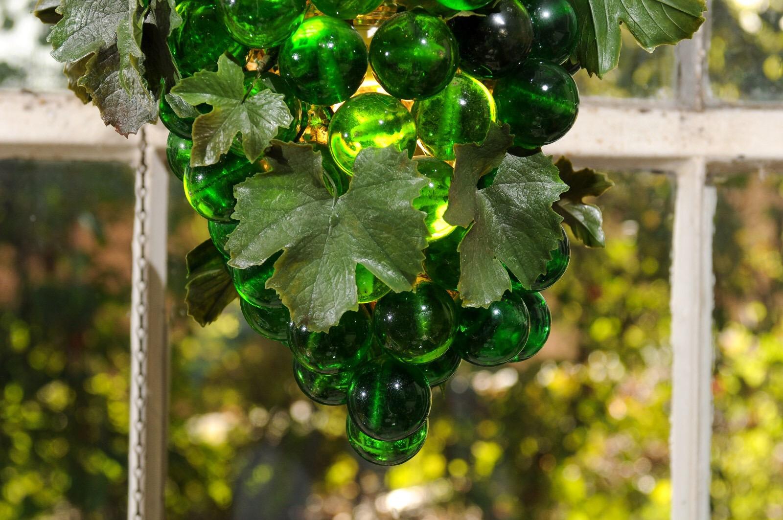 vintage acrylic grapes