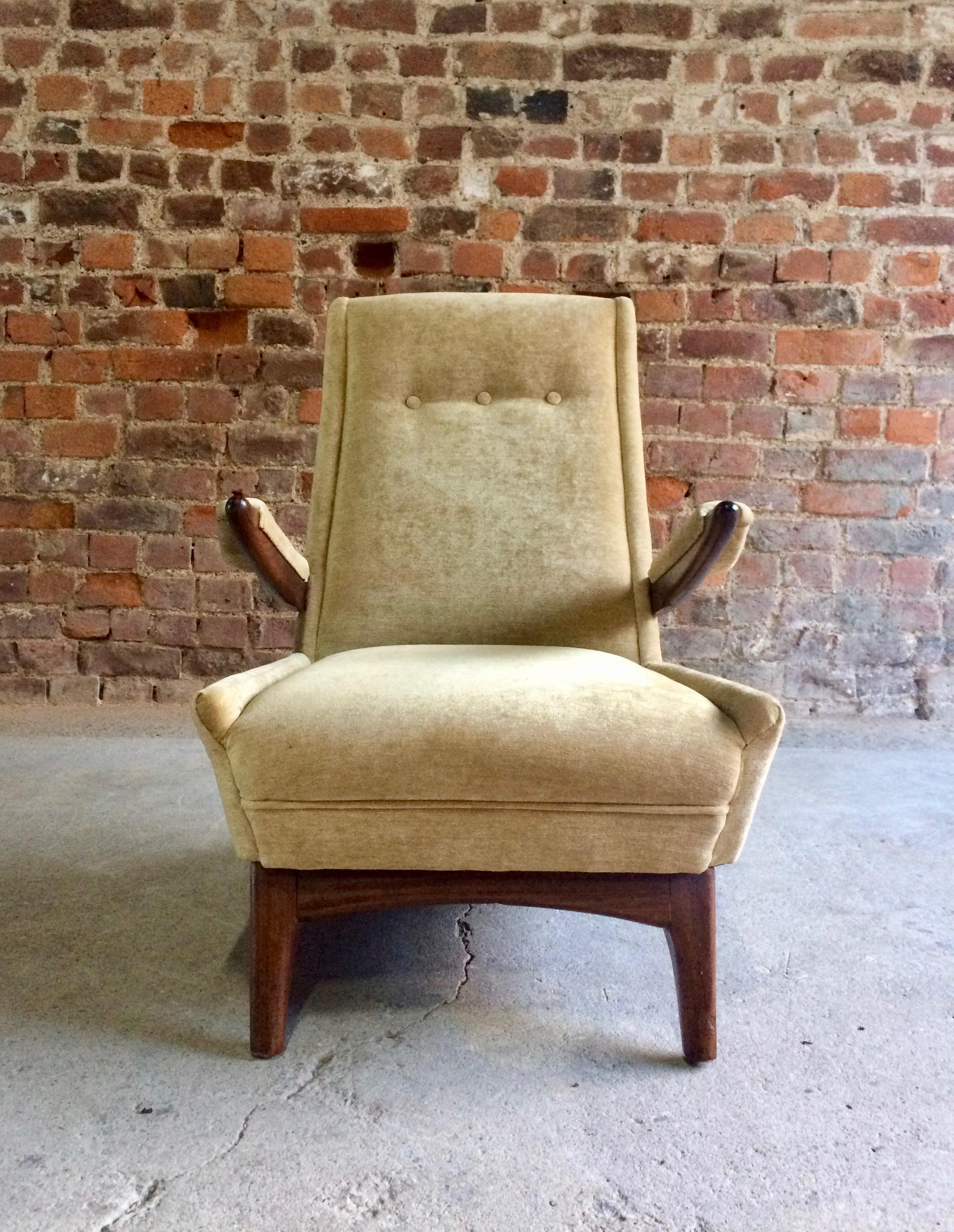 Midcentury Greaves and Thomas Armchair Lounge Chair, circa 1950s 1