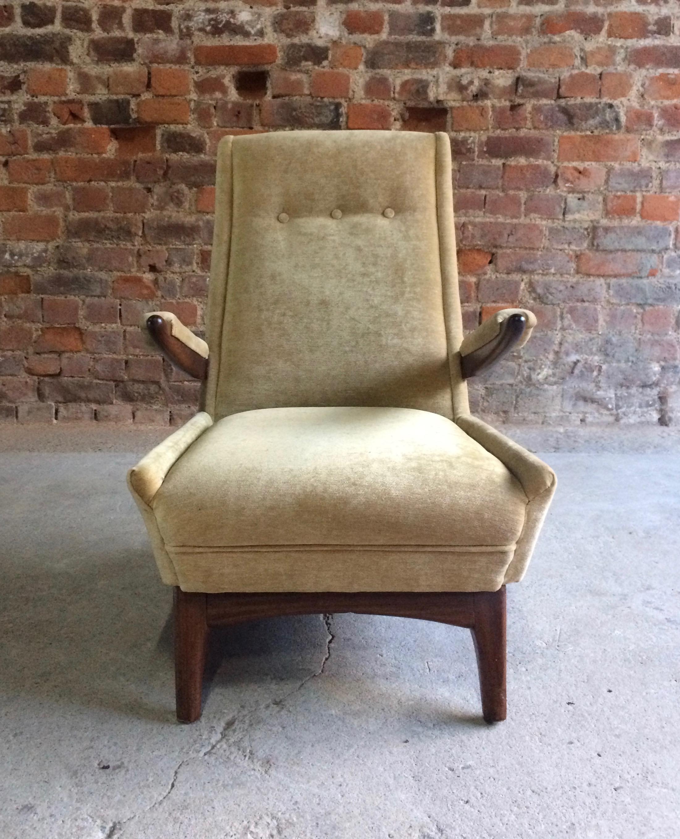 Midcentury Greaves and Thomas Armchair Lounge Chair, circa 1950s 2