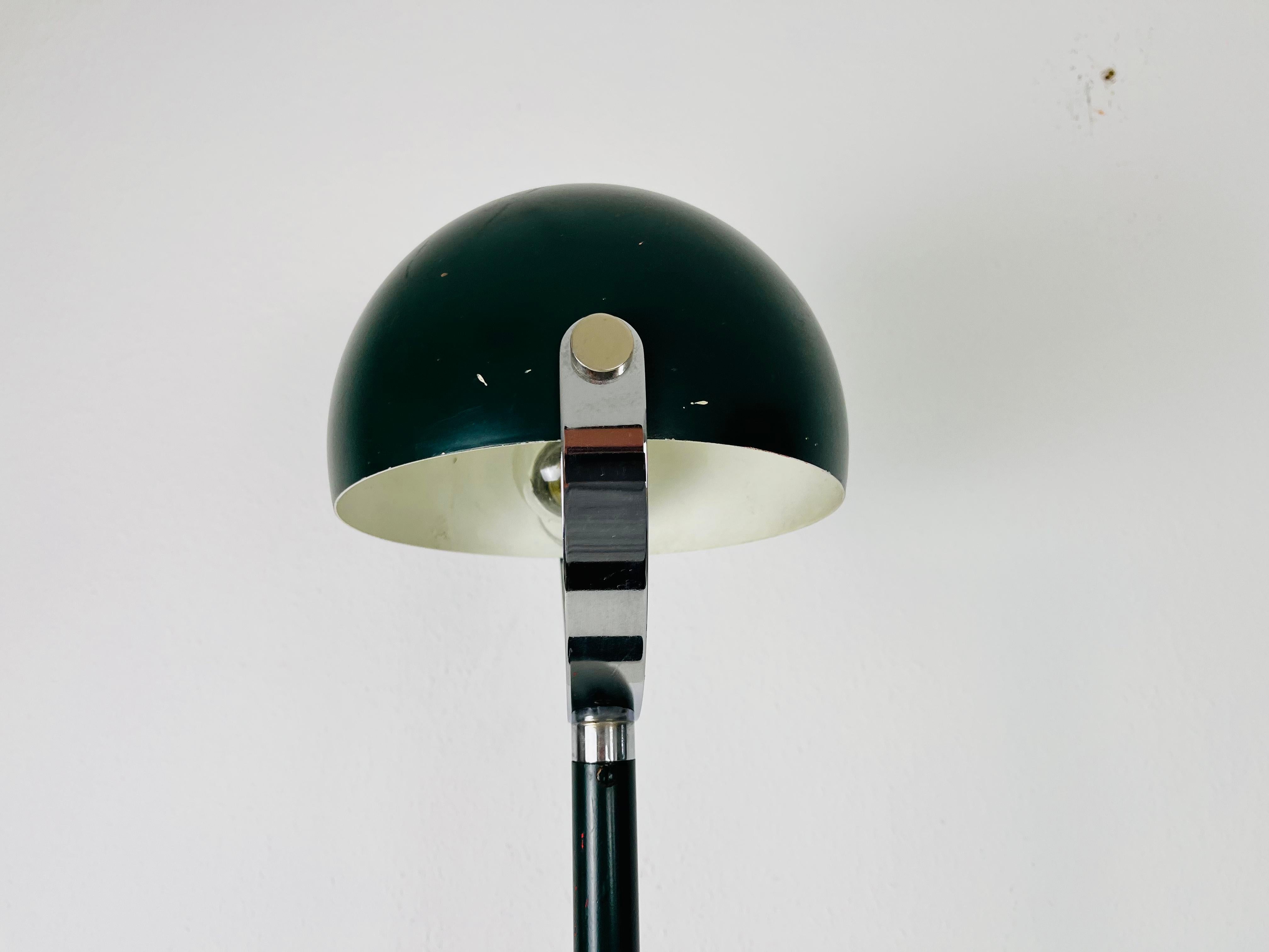 Mid-Century Modern Midcentury Green Space Age Floor Lamp, Germany, 1960s For Sale