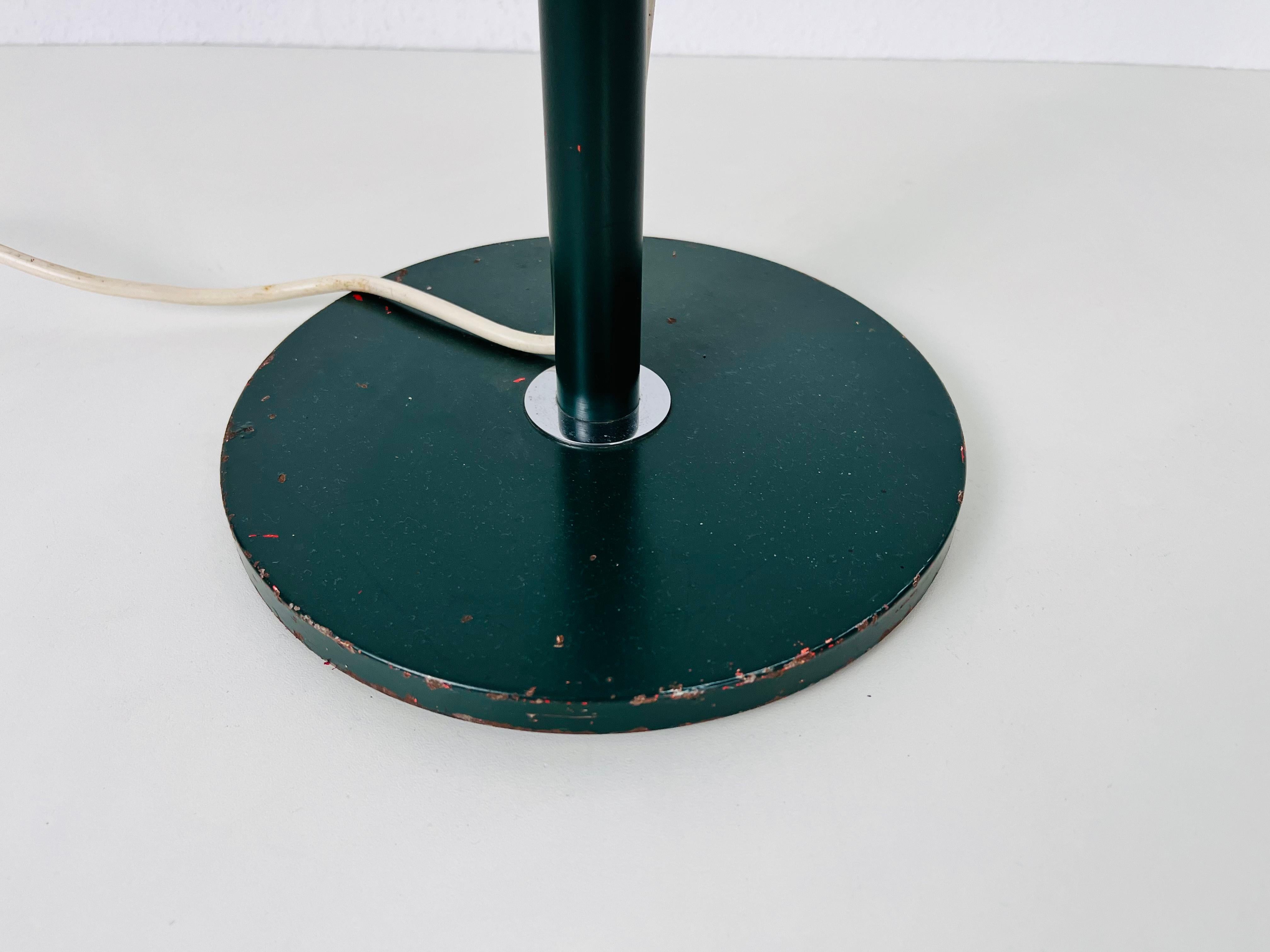 Mid-20th Century Midcentury Green Space Age Floor Lamp, Germany, 1960s For Sale