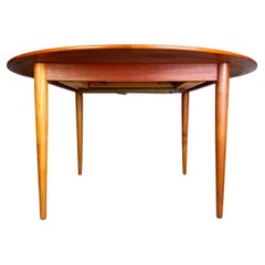 Midcentury Grete Jalk Esstisch Poul Jeppesens Møbelfabrik PJ 2-5