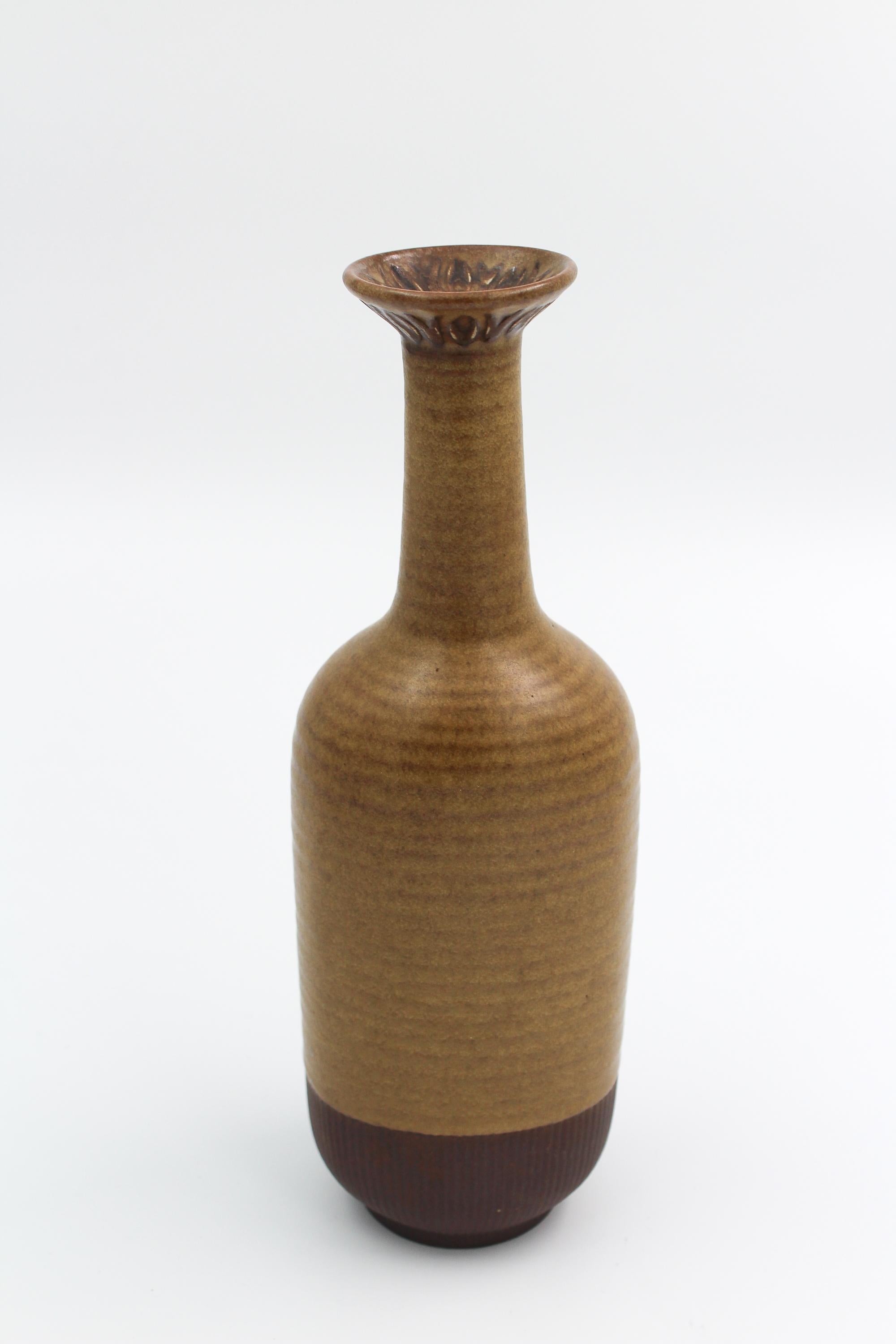 Scandinavian Modern Midcentury Gunnar Nylund Ceramic Vase, 1950s For Sale
