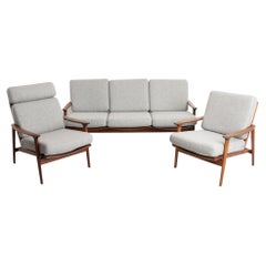 Vintage Midcentury Guy Rogers 'New Yorker' Lounge Suite, c. 1960s