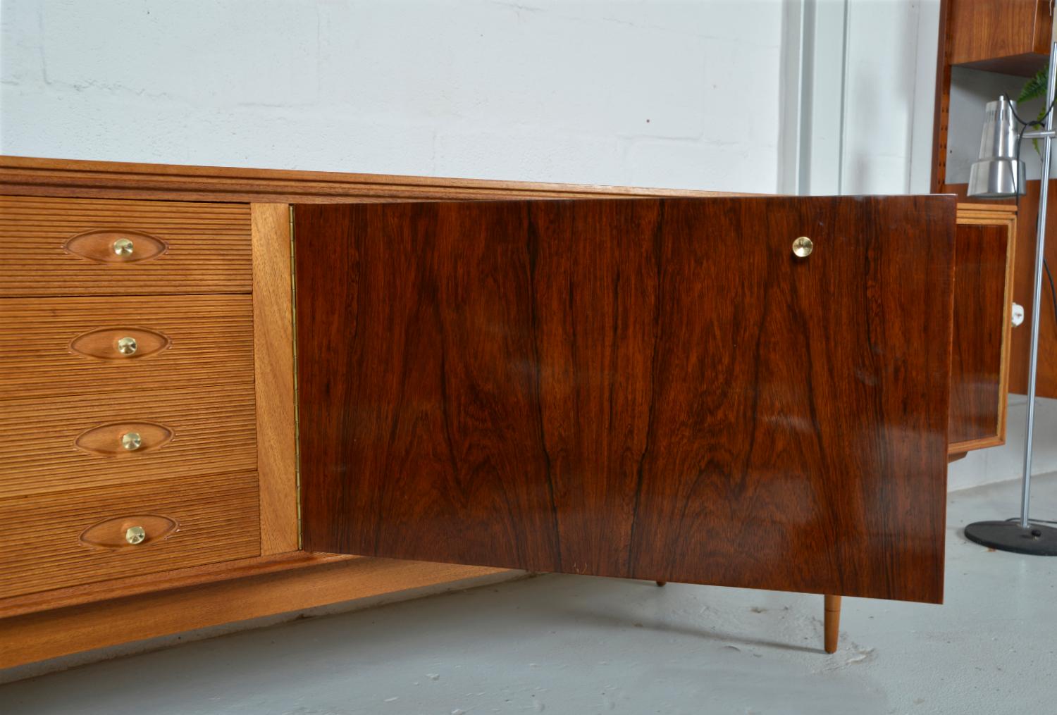 Midcentury Hamilton Sideboard Credenza Robert Heritage for Archie Shine 1950s UK For Sale 8