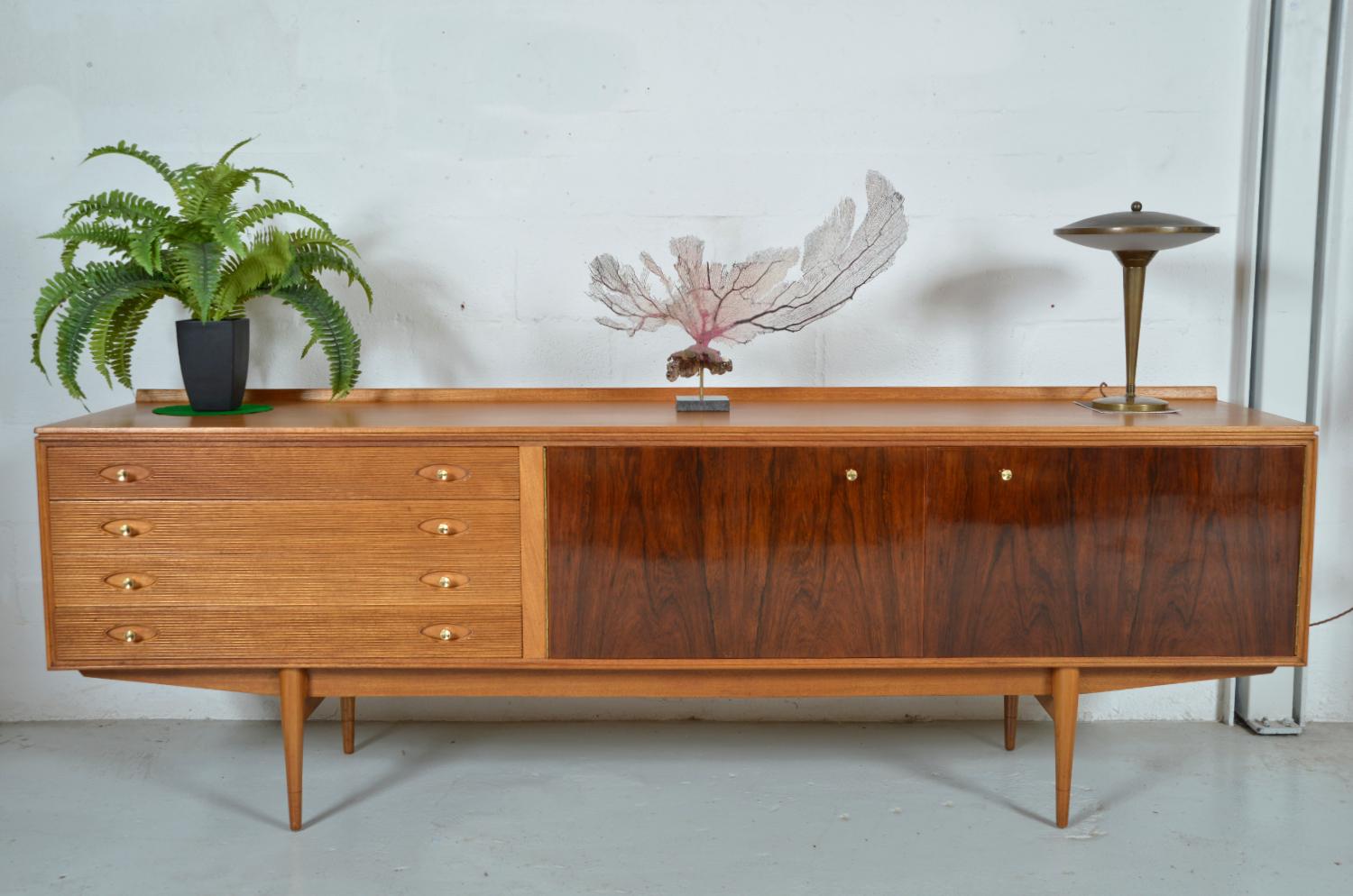 Midcentury Hamilton Sideboard Credenza Robert Heritage for Archie Shine 1950s UK For Sale 13