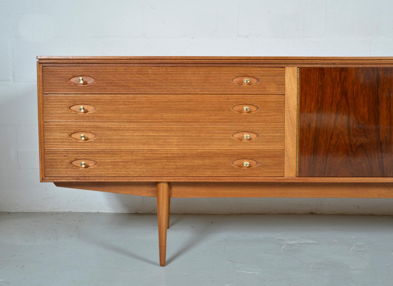 20th Century Midcentury Hamilton Sideboard Credenza Robert Heritage for Archie Shine 1950s UK For Sale