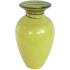 French Hand Blown Art Glass Vase attributed to Legras