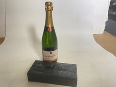 Midcentury Hand Carved Solid Ebony Wood Box France, 1950s