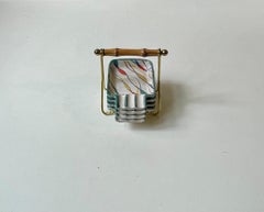 Handbemaltes Aschenbecher-Set aus der Jahrhundertmitte von Uebelacker Keramik