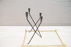 Midcentury Handcrafted Iron Candleholder from Germany, 1950s