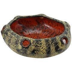 Midcentury Handmade Ceramic Bowl, 1970s