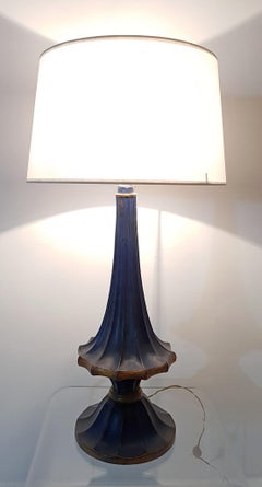 Midcentury Handmade Italian Ceramic Table Lamp