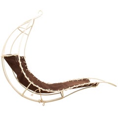 Midcentury Hanging Leaf Chair by Rupert Oliver