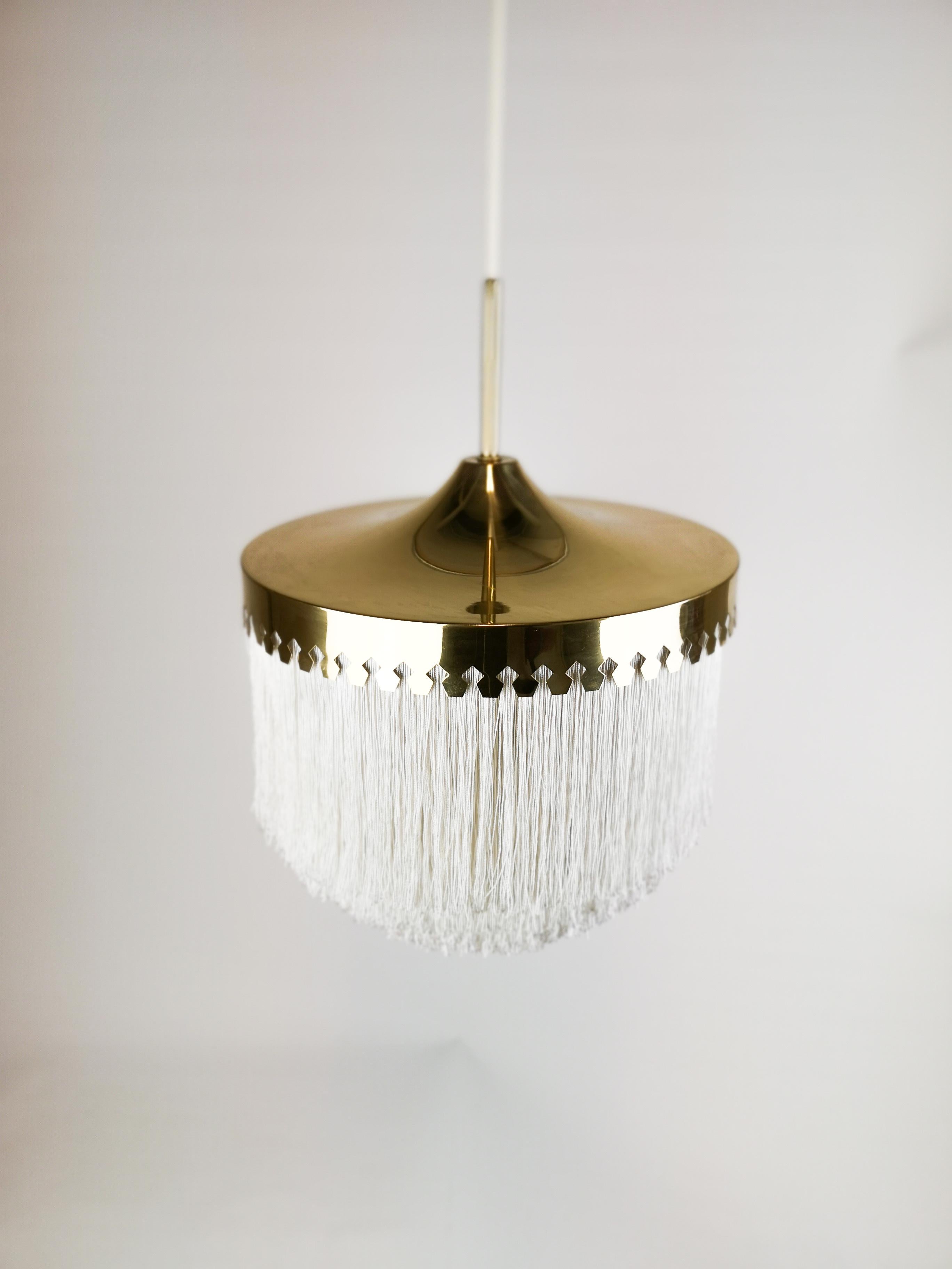 Brass Midcentury Hans-Agne Jakobsson Ceiling Lamp Model T601, Sweden