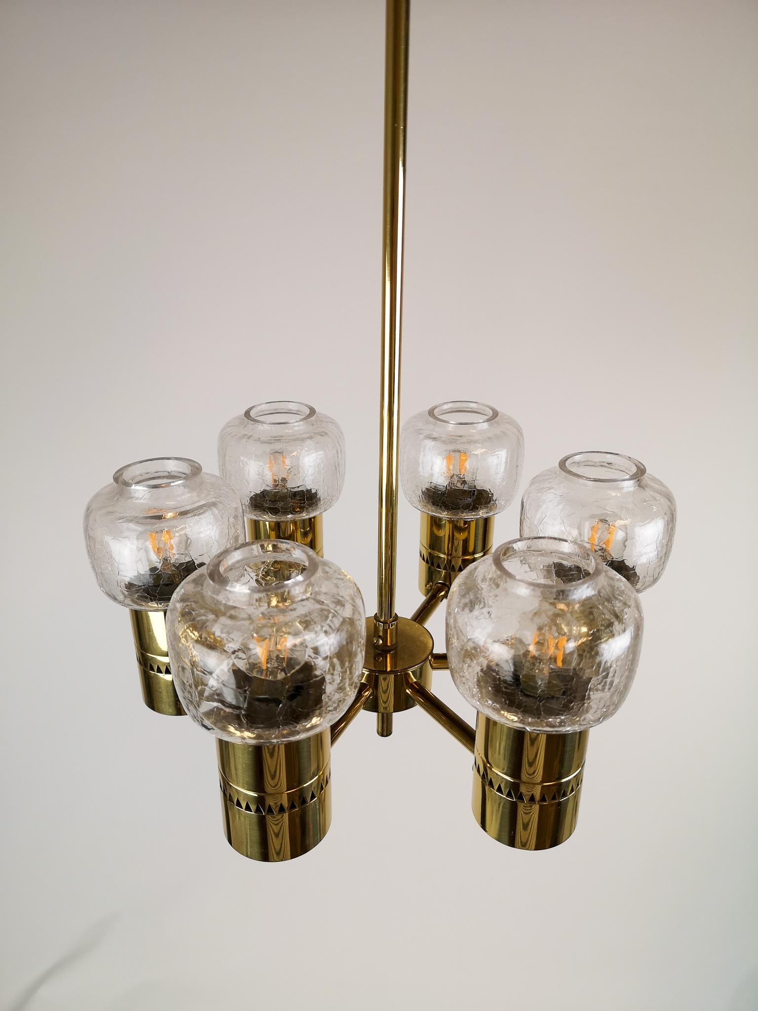 Mid-20th Century Midcentury Hans-Agne Jakobsson Lamingo T325 Ceiling Lamp, Sweden, 1950s