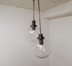 Midcentury Hans-Agne Jakobsson Pendant Hanging Lamp, Sweden, 1960s
