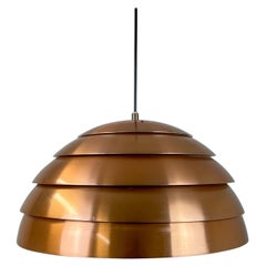 Midcentury Hans-Agne Jakobsson T325/450 Copper Ceiling Lamp, Sweden, 1960s