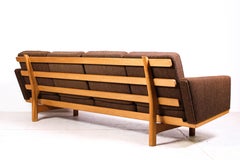 Midcentury Hans J Wegner GE-236/4 Oak Sofa by GETAMA
