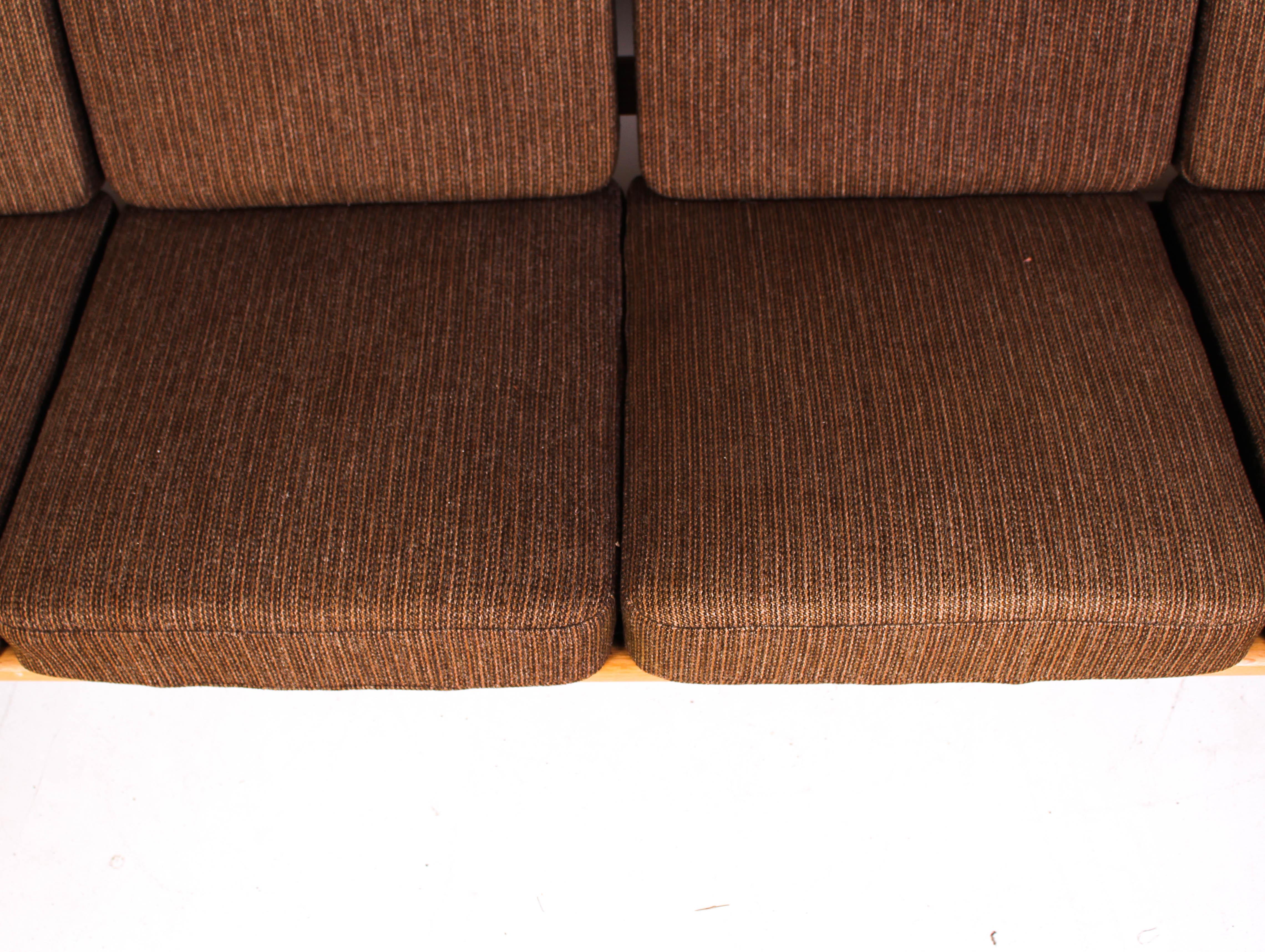 Mid-20th Century Midcentury Hans J Wegner GE-236/4 Oak Sofa by GETAMA For Sale
