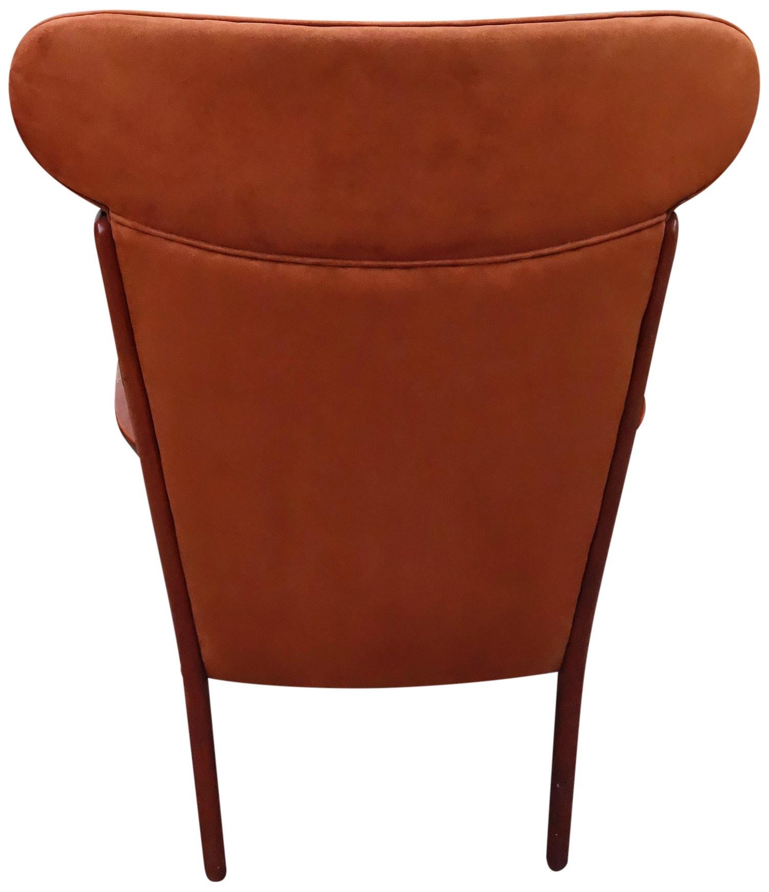 Teak Superb Midcentury Hans Wegner Lounge Chair For Sale