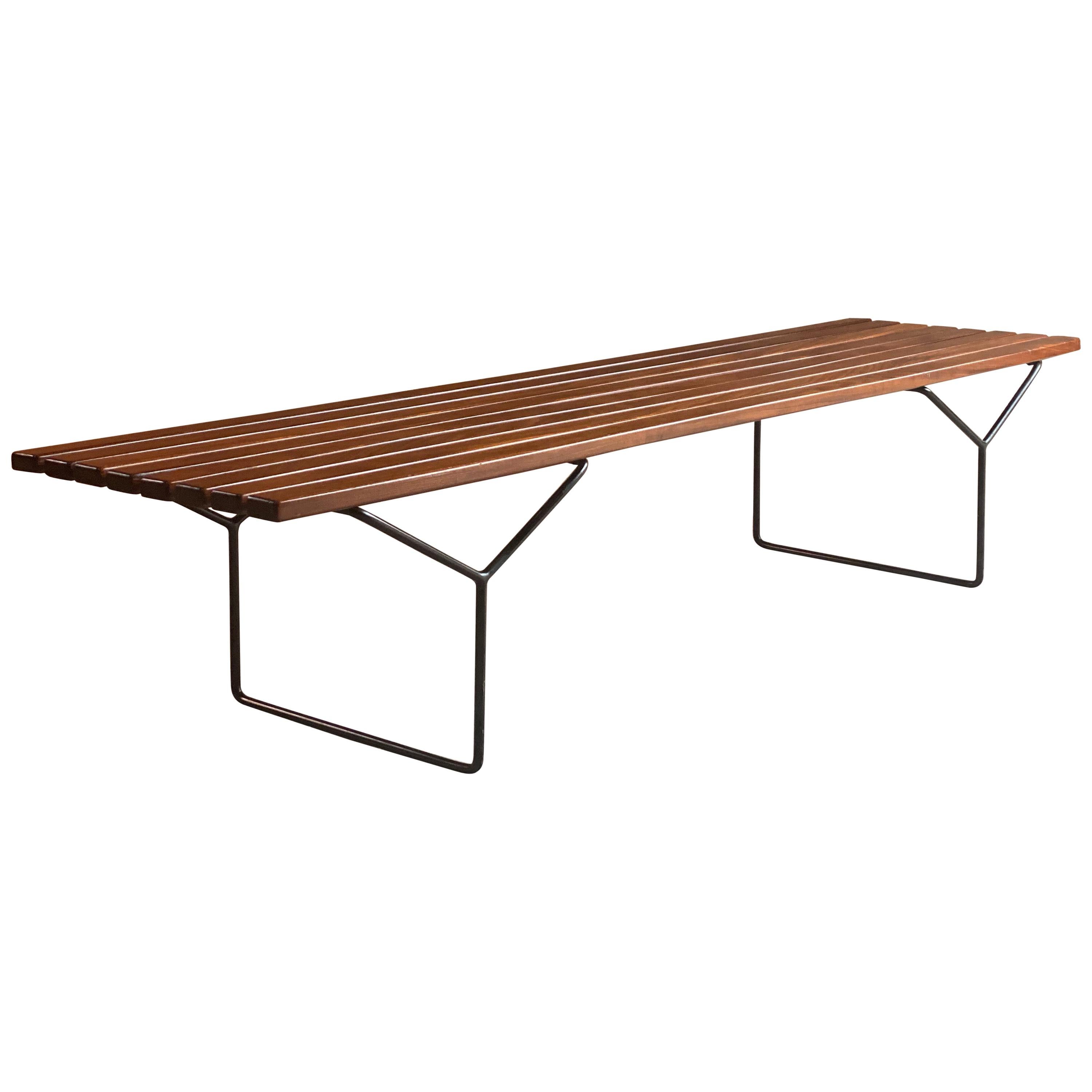 Midcentury Harry Bertoia Bench Coffee Table By Knoll Circa 1960s