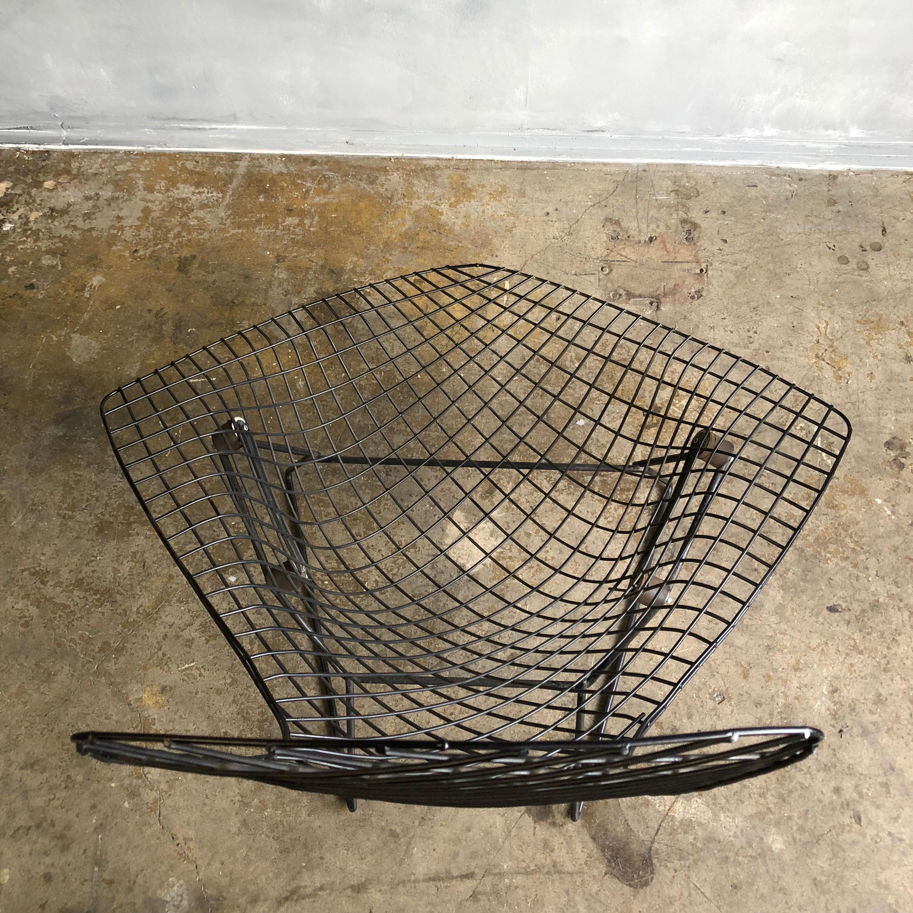 Steel Midcentury Harry Bertoia Bird Chair