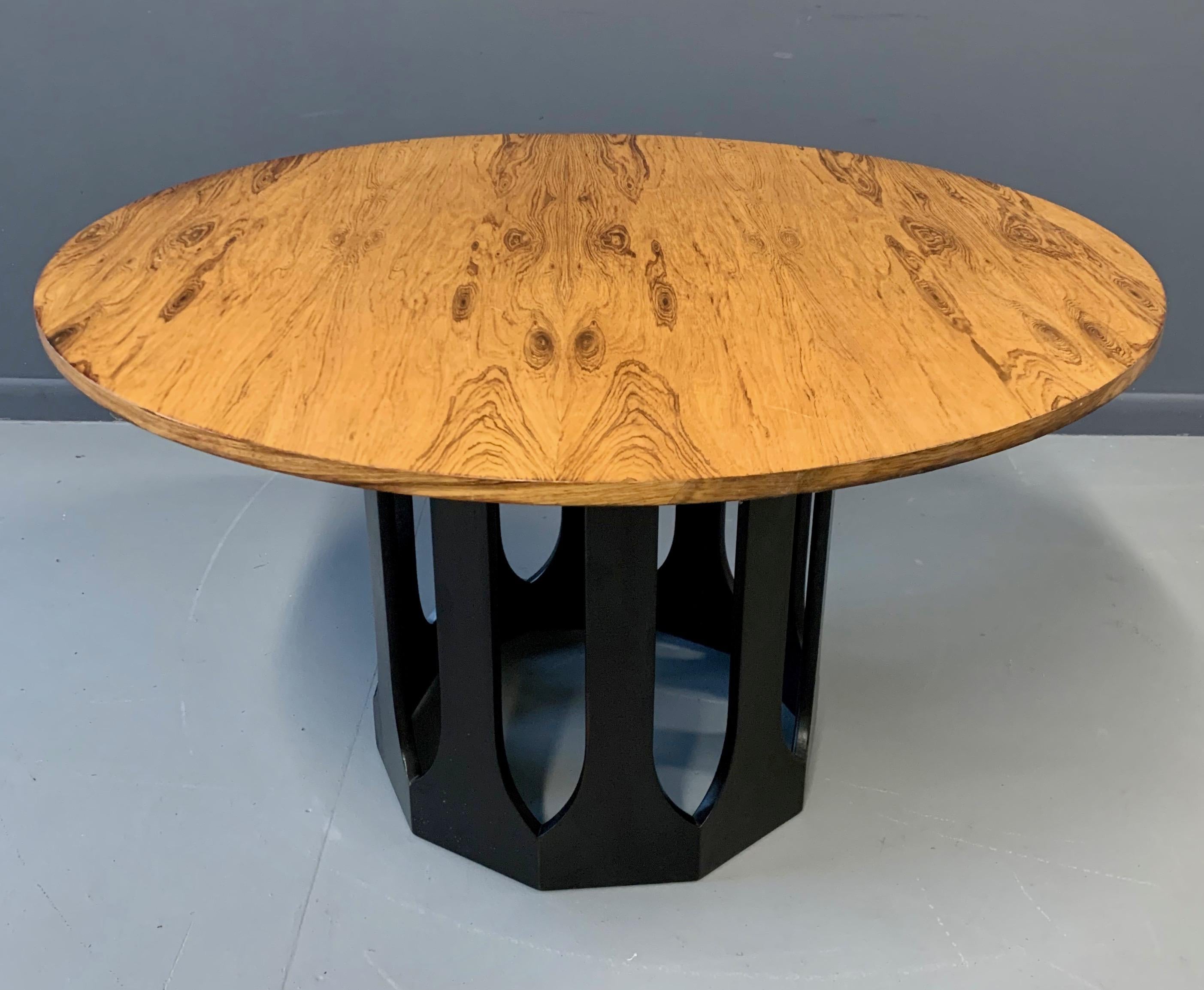 Midcentury Harvey Probber Game / Breakfast Table with Rosewood Top In Good Condition In Philadelphia, PA