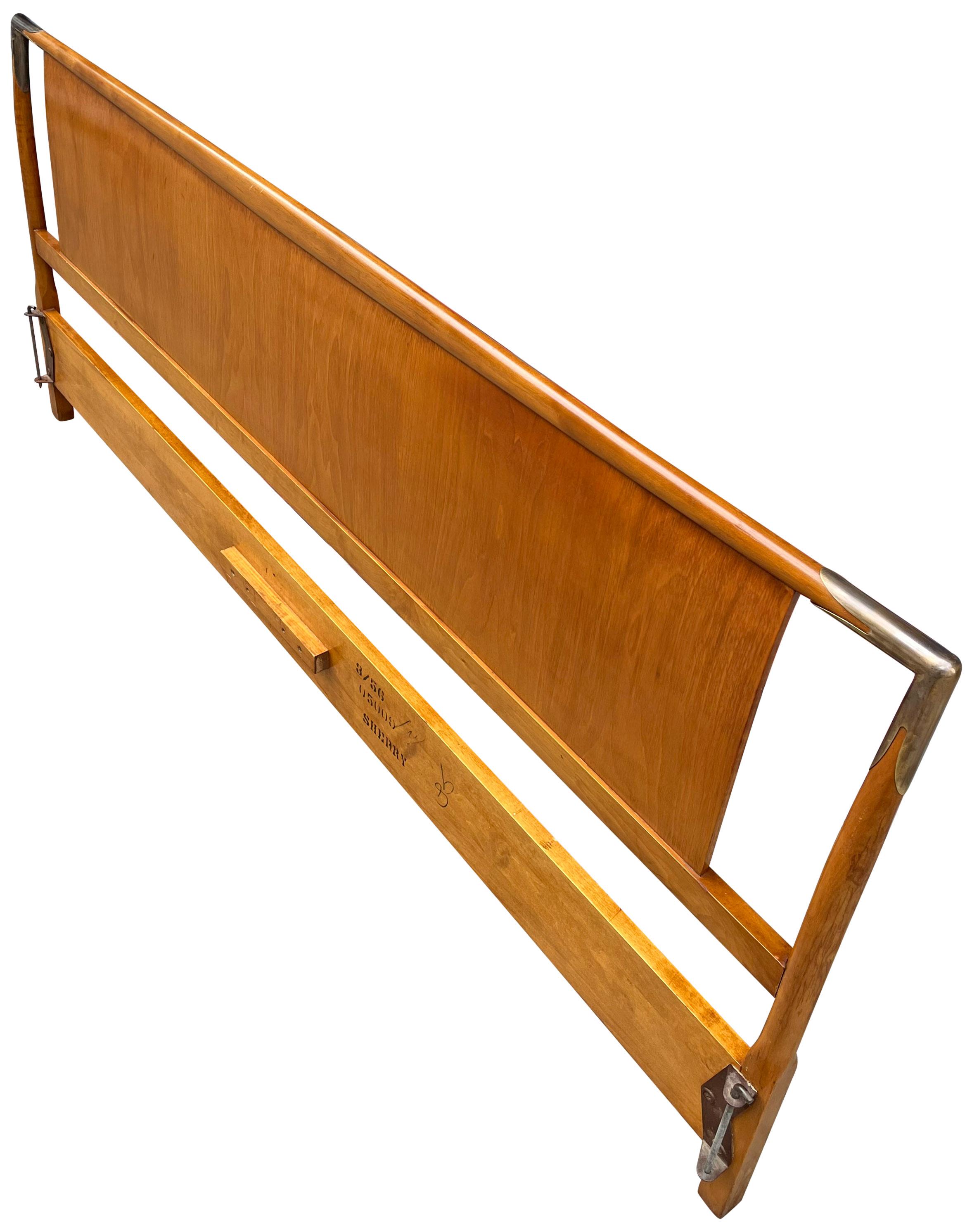 20th Century Mid-Century Headboard by T. H. Robsjohn-Gibbings King For Sale