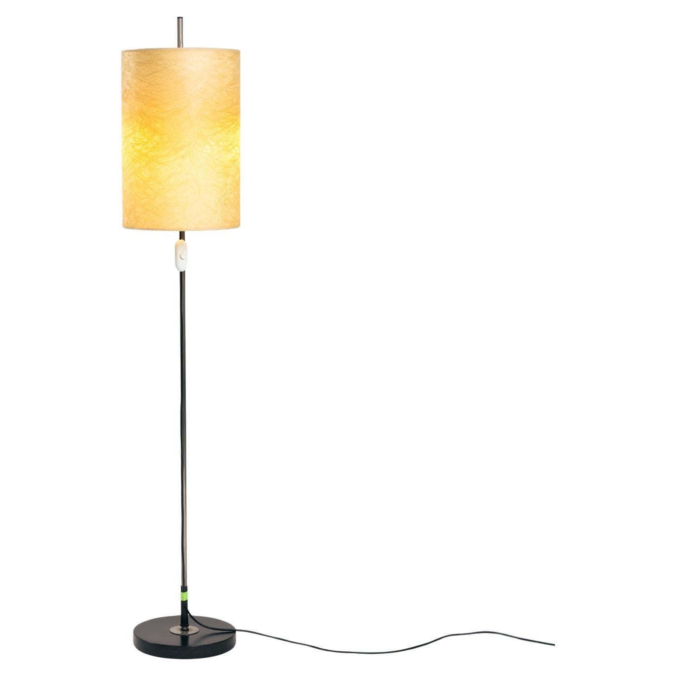 Mitte des Jahrhunderts höhenverstellbare Stehleuchte aus Fiberglas, 1960er Jahre im Angebot