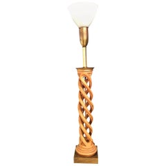 Midcentury Helix Lamp by Frederick Cooper