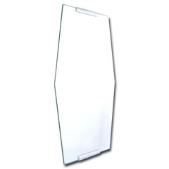 Fontana Arte Hexagon Wall Bevelled Mirror, Chrome Attacks, Excellent Conditions