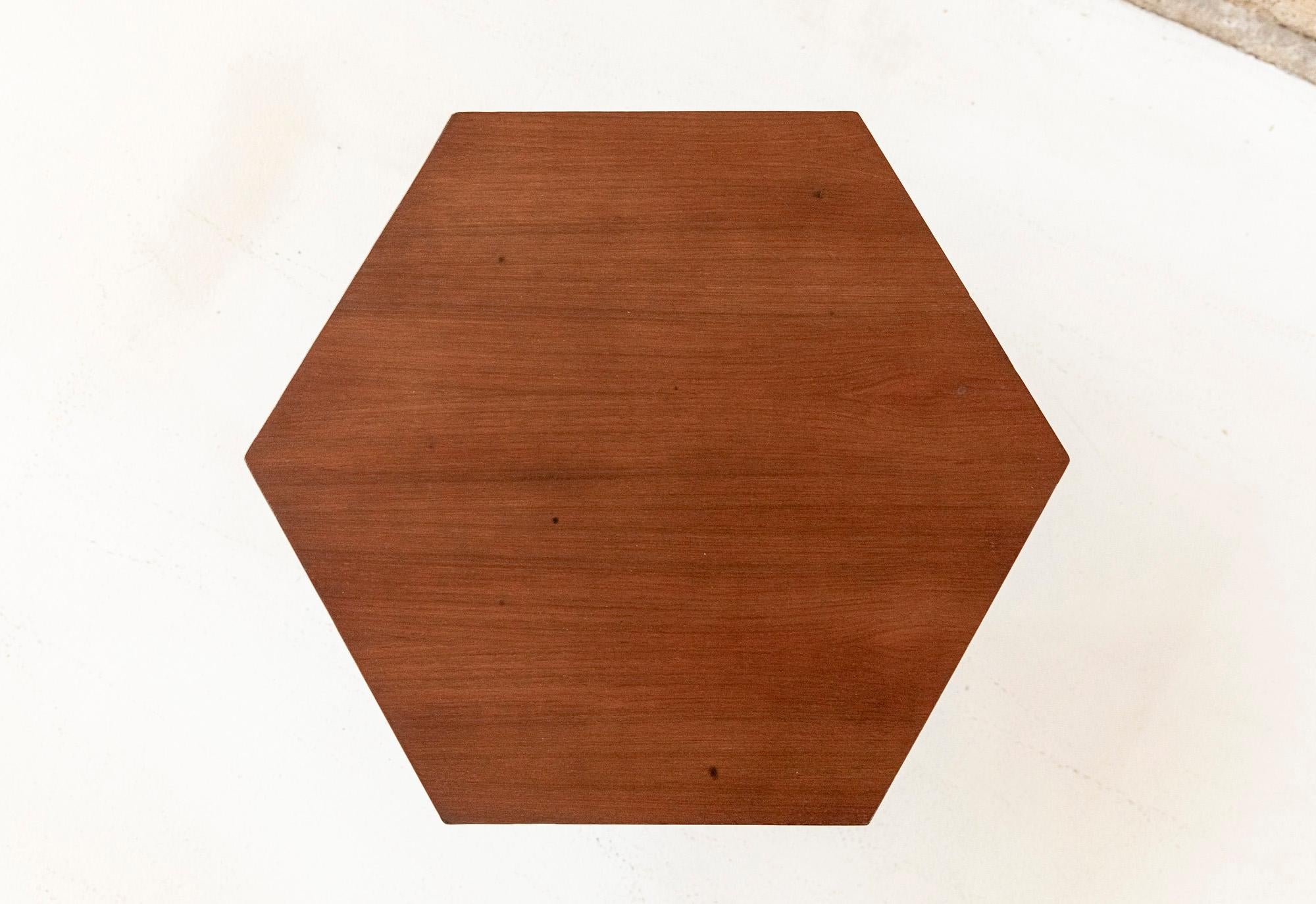 Mid-20th Century Midcentury Hexagonal Coffe Table by Gio Ponti for Isa Bergamo, Italy, 1950 