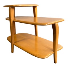 Midcentury Heywood Wakefield 3 Tier Side Table