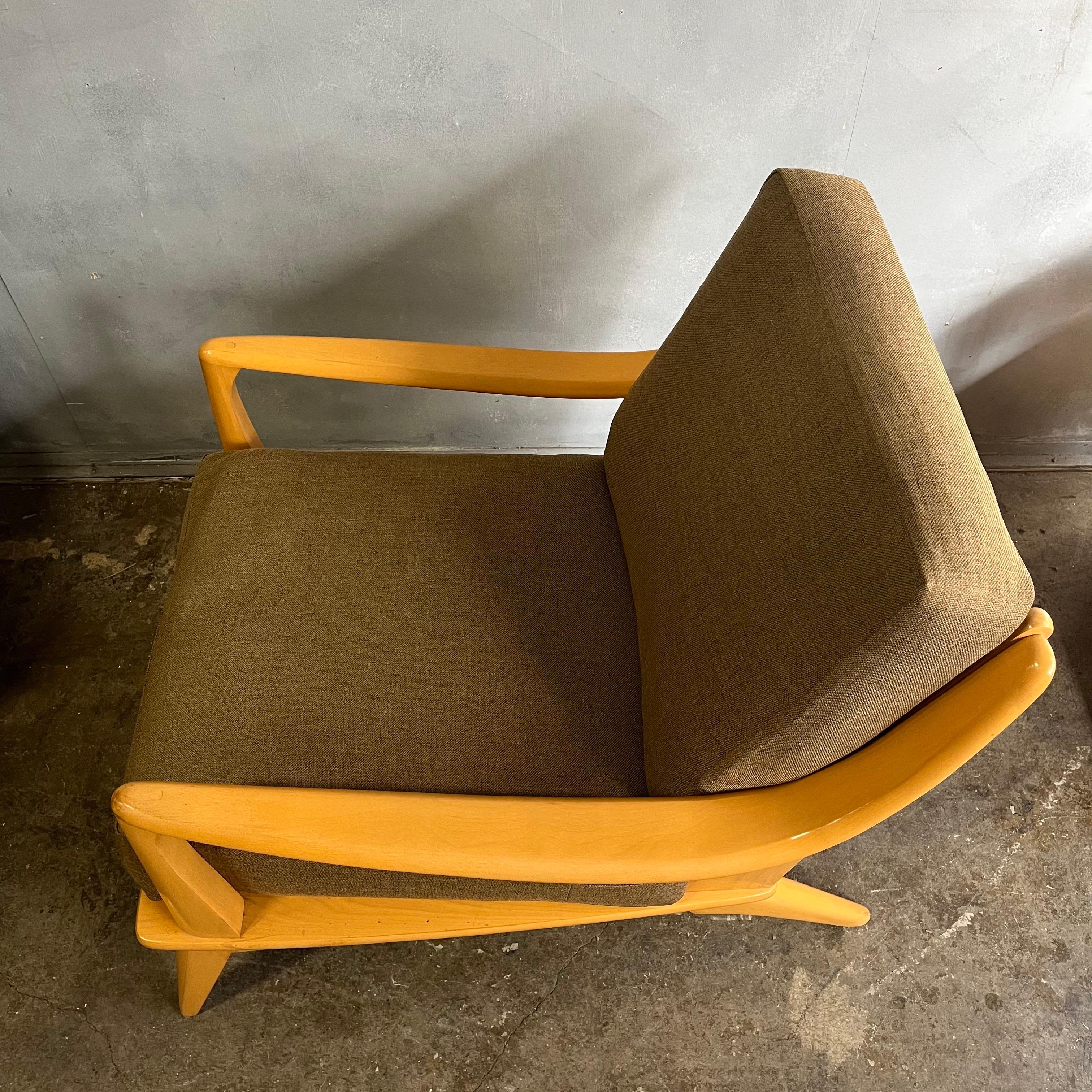 Maple Midcentury Heywood Wakefield Lounge Chair