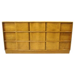 Midcentury Heywood-Wakefield Sculptura Triple Dresser by Leo Jiranek