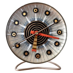 Horloge en verre Higgins du milieu du siècle pour General Electric