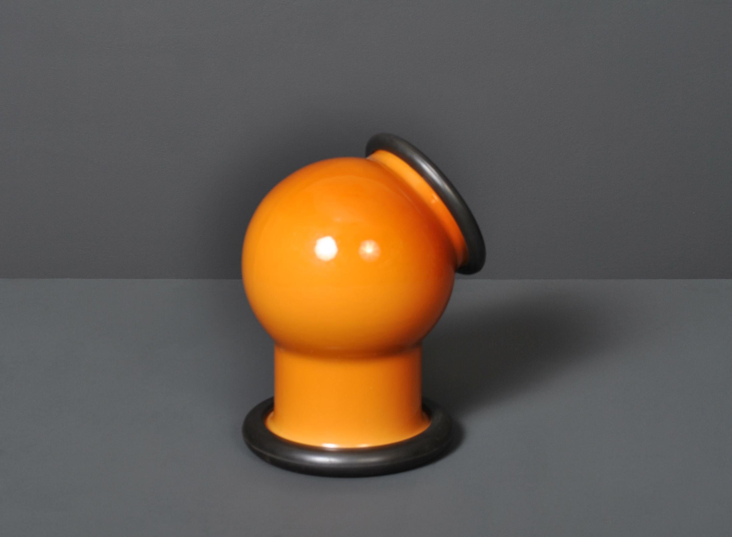 Glass Midcentury Holmegaard Lamp by Michael Bang, 1972