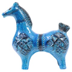 Figura di cavallo in ceramica del Medioevo di Aldo Londi, anni '60