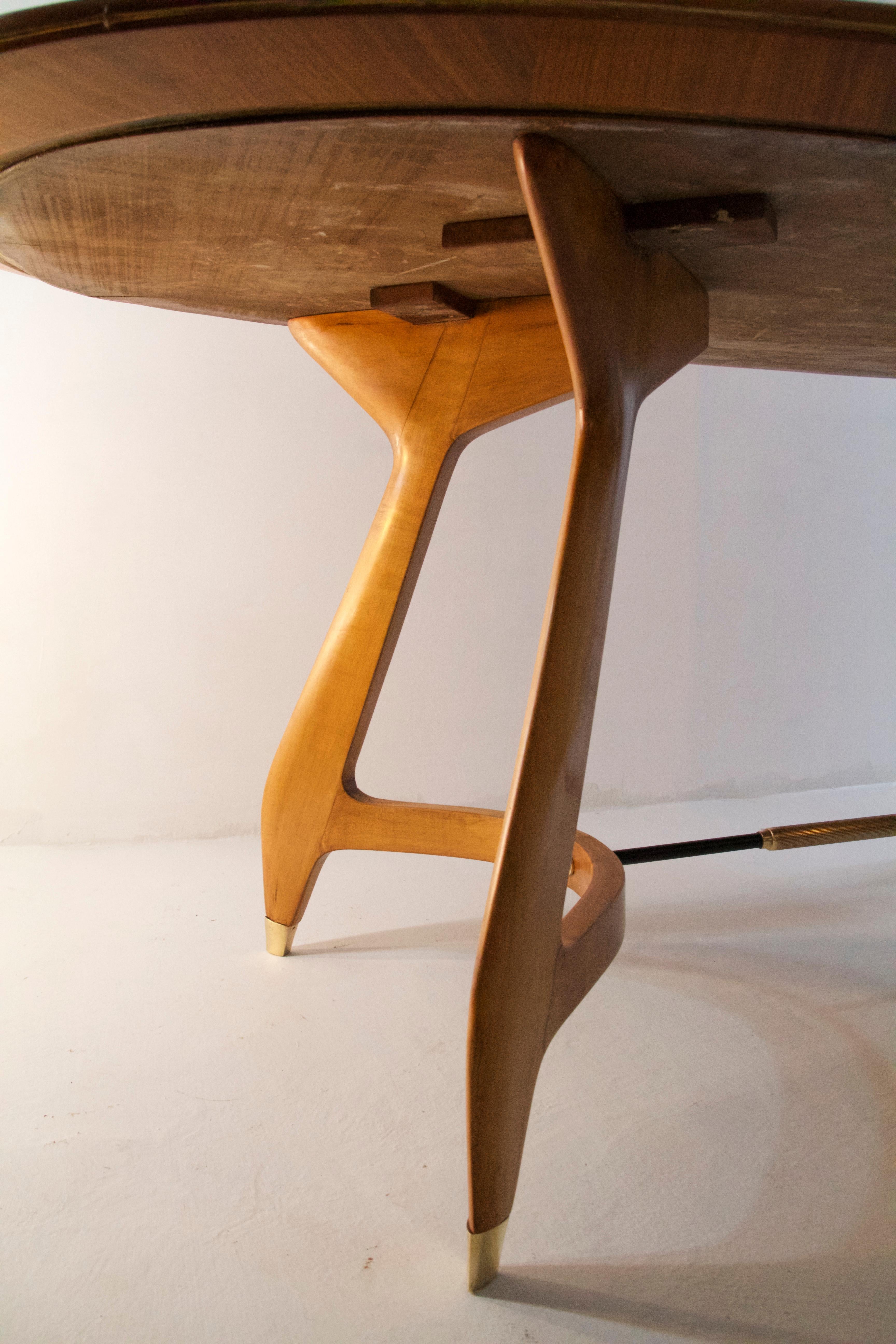 20th Century Midcentury Dining table by Augusto Romano Italy