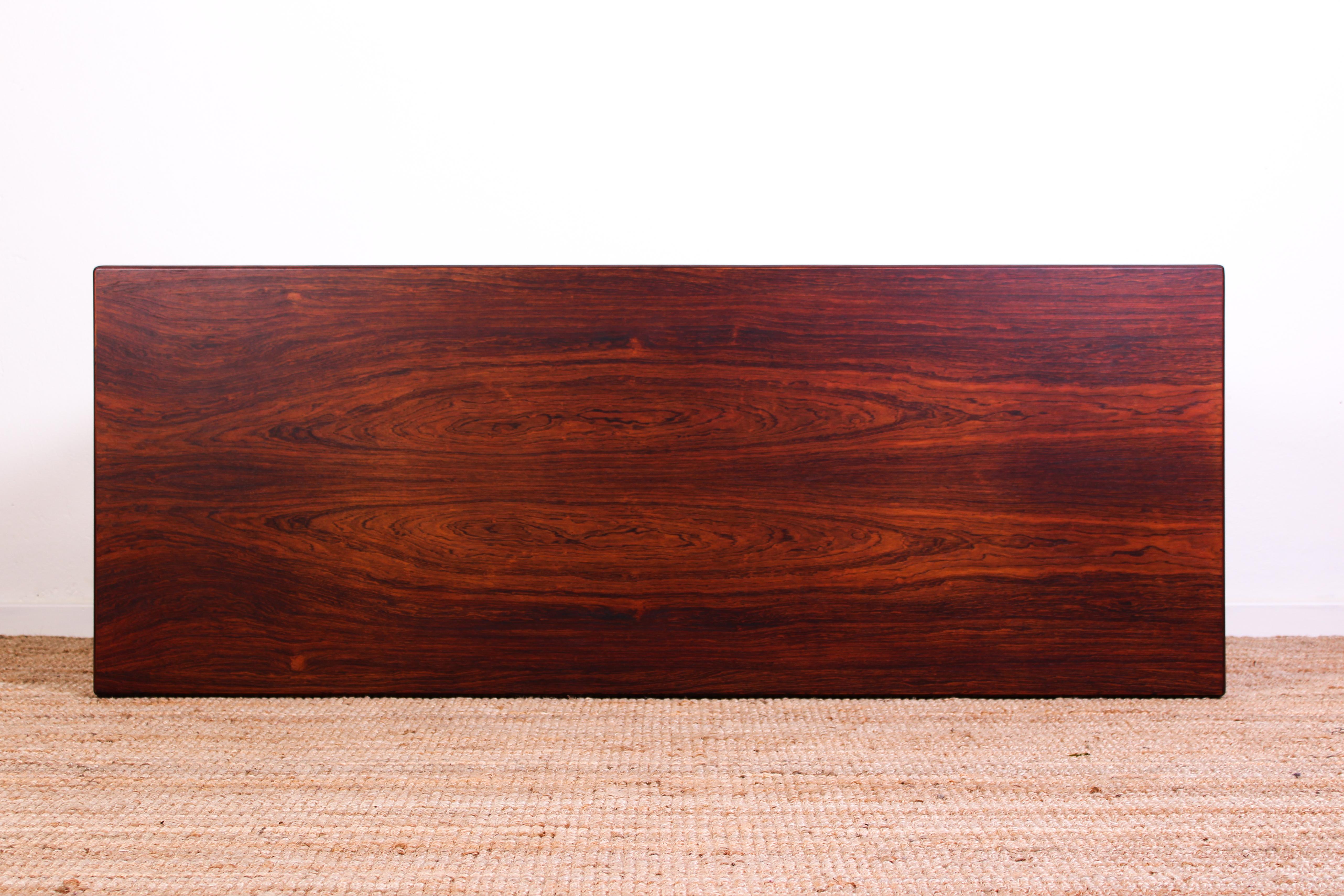 Midcentury Illum Wikkelsø Rosewood Coffee Table, 1950s 5