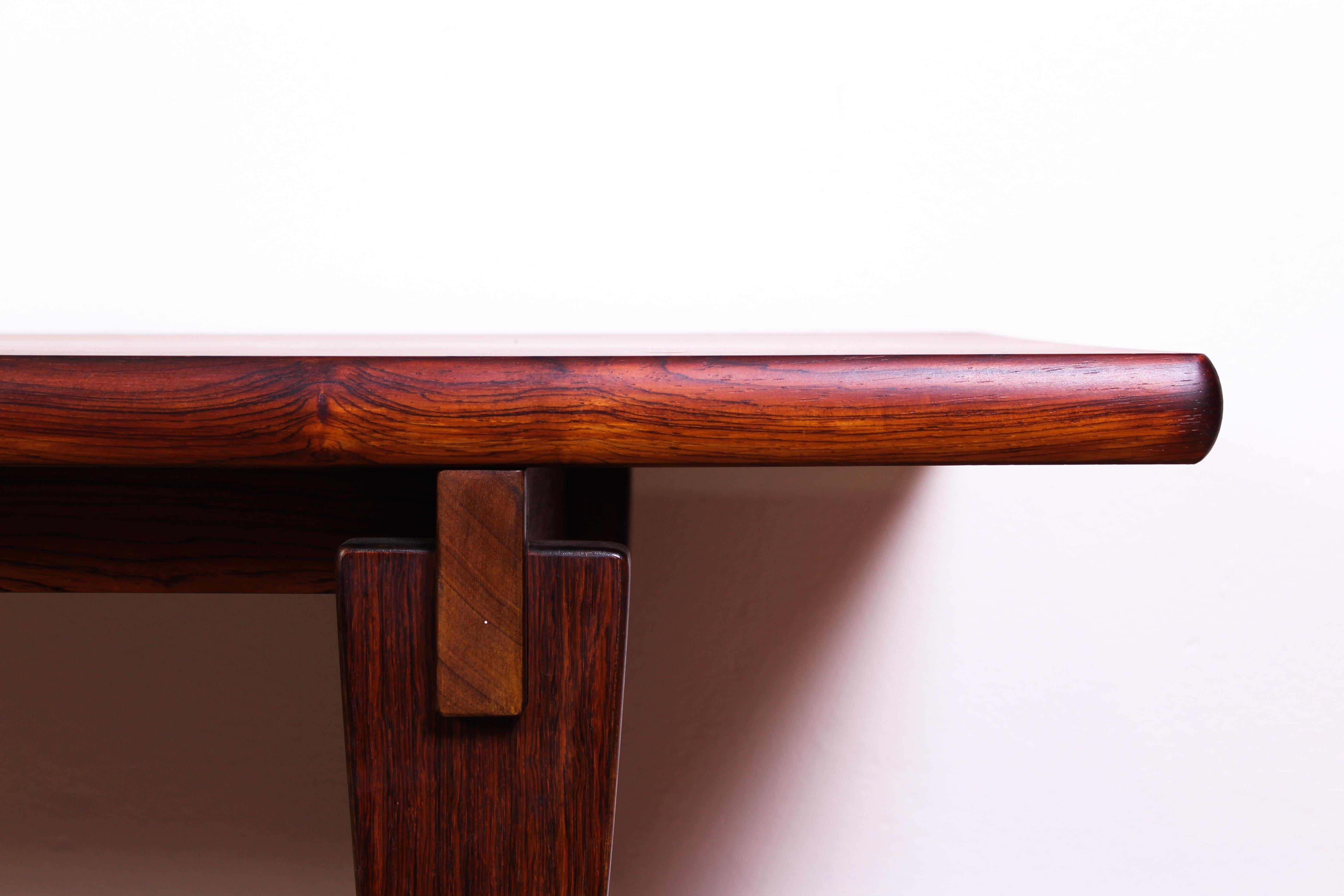 Midcentury Illum Wikkelsø Rosewood Coffee Table, 1950s In Excellent Condition In Malmo, SE