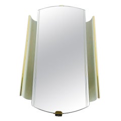 Miroir éclairé du milieu du siècle d'Ernest Igl pour Hillebrand Lighting:: 1950s