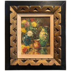 Midcentury Impasto Still Life by Fronville