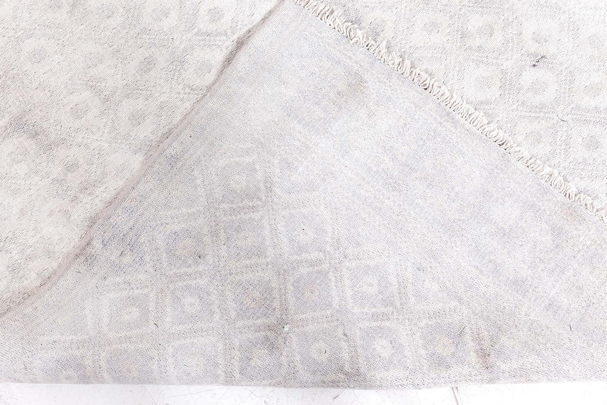 Doris Leslie Blau Runner in cotone fatto a mano di colore beige indiano del Medioevo in vendita 2