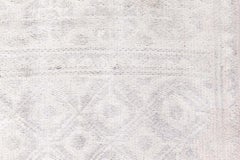 Doris Leslie Blau Midcentury Indian Beige Handmade Cotton Runner