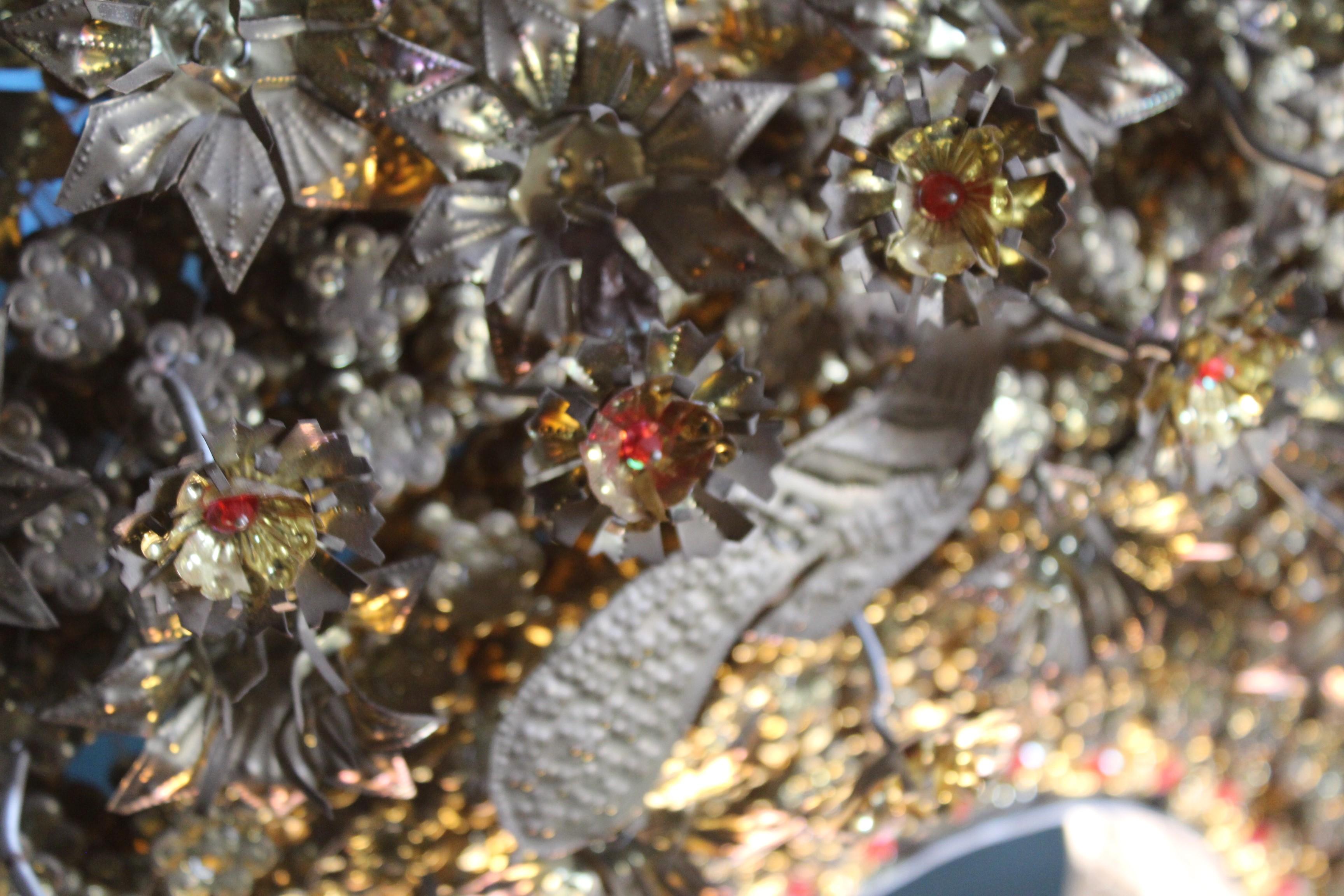 Indonesian Brass, and Golden Plated Wedding Crown, Suntiang 5